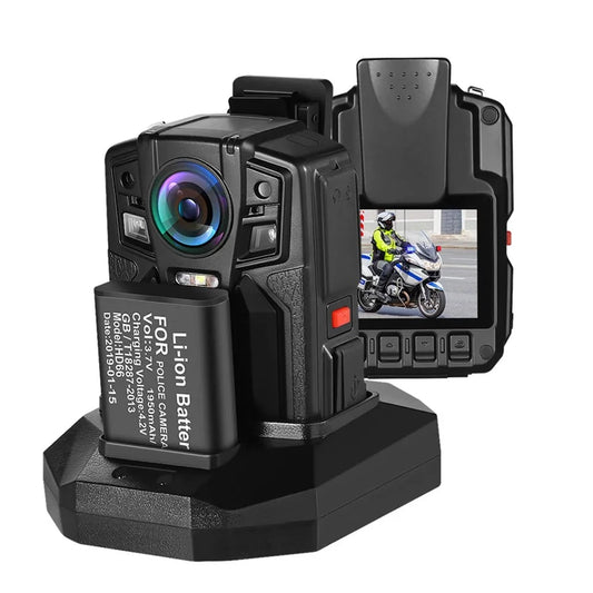 Full-HD Wearable Body Camera- Waterproof and Drop Resistant-Infrared Night Vision- Professional Body Cam