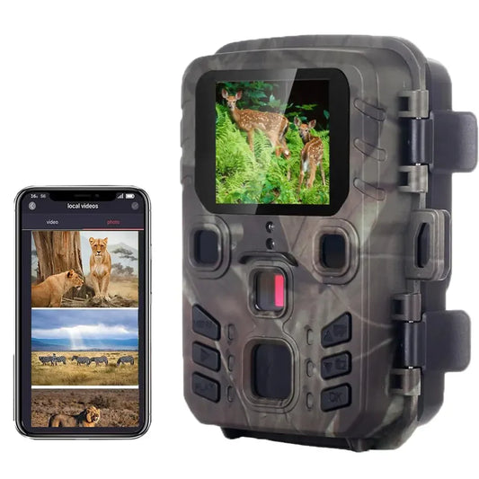 Wireless Hunting Camera - Bluetooth Connection- Night Vision- Motion Detection- APP control and WIFI
