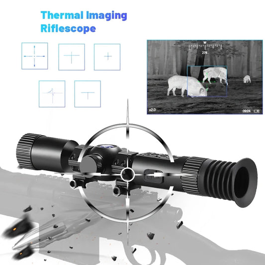 Hunting Thermal Imaging Scope- 384x288 30mm Lens-1800m Detection Range-XT30